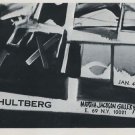 1969 Vintage Hultberg Art Exhibition Ad Magazine Advert Print Ad 1960's
