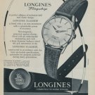 1957 Longines Watch Company Vintage 1957 Swiss Ad Switzerland Suisse Advert Horlogerie