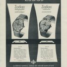 1956 Zodiac Watch Company Calame & Cie Switzerland Vintage 1956 Swiss Ad Suisse Advert Horology