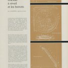 1956 Les Montres-Bracelet a Reveil et les Brevets 1956 Swiss Magazine Article Suisse Horology