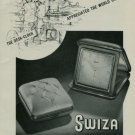 1950 Swiza Clock Company Switzerland Vintage 1950 Swiss Ad Suisse Advert Horology Horlogerie