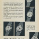 1957 Wilka Watch Company Switzerland Vintage 1957 Swiss Ad Suisse Advert Horology