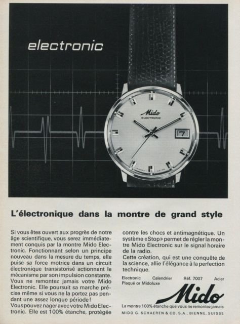 1968 Mido Watch Company Bienne Switzerland Vintage 1968 Swiss Ad Suisse Advert Horology