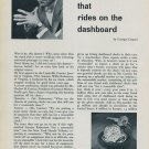 1957 Marvin Watch Company Demon on Dashboard 1957 Swiss Ad Switzerland Suisse Advert
