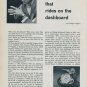 1957 Marvin Watch Company Demon on Dashboard 1957 Swiss Ad Switzerland Suisse Advert