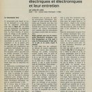 1965 Les Mouvements d'Horlogerie Electriques et Electroniques 1965 Swiss Magazine Article Horology