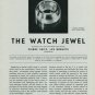 1949 Impressions of the Pierre Seitz Watch Jewel Factory 1949 Swiss Magazine Article Horology Suisse