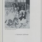 1969 Seymour Leichman The Astrologer's Daughter Vintage 1969 Art Exhibition Ad Advert Advertisement