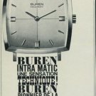 Buren Watch Company Switzerland 1965 Swiss Ad Suisse Advert Horology