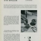 1949 The Staff, Balance and Roller by H Jendritzki Vintage 1949 Swiss Magazine Article