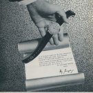 Ebel Watch Company Switzerland 1957 Swiss Ad La Chaux-de-Fonds Suisse Advert