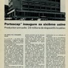 1965 Portescap Inaugure sa Sixieme Usine 1965 Swiss Magazine Article Horlogy Horlogerie Incabloc