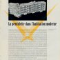 1959 La Pendulette Dans L'Habitation Moderne 1959 Swiss Magazine Article Horology