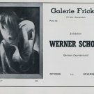 1969 Werner Scholz Carnival Vintage 1969 Art Exhibition Ad Advert Galerie Fricker