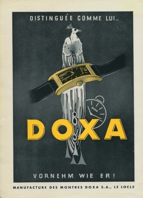 1939 Doxa Watch Company Switzerland Vintage 1939 Swiss Ad Suisse Advert Horlogerie Horology
