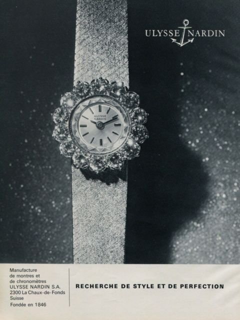 1968 Ulysse Nardin Watch Company Switzerland Vintage 1968 Swiss Ad Suisse Advert