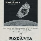 1972 Rodania Watch Company Rodania World Star Advert Vintage 1972 Swiss Ad Suisse Advert Horology