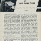1954 The Interpretation of Timing Machine Traces Part I by L. Defossez 1954 Swiss Magazine Article