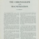 1949 The Chronograph and Magnetization by B. Humbert Vintage 1949 Swiss Magazine Article Horology 1949 The Chronograph and Magnetization by B. Humbert Vintage 1949 Swiss Magazine Article Horology