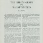1949 The Chronograph and Magnetization by B. Humbert Vintage 1949 Swiss Magazine Article Horology