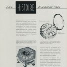 1956 Petite Histoire de la Montre-Reveil Vintage 1956 Swiss Magazine Article Horology