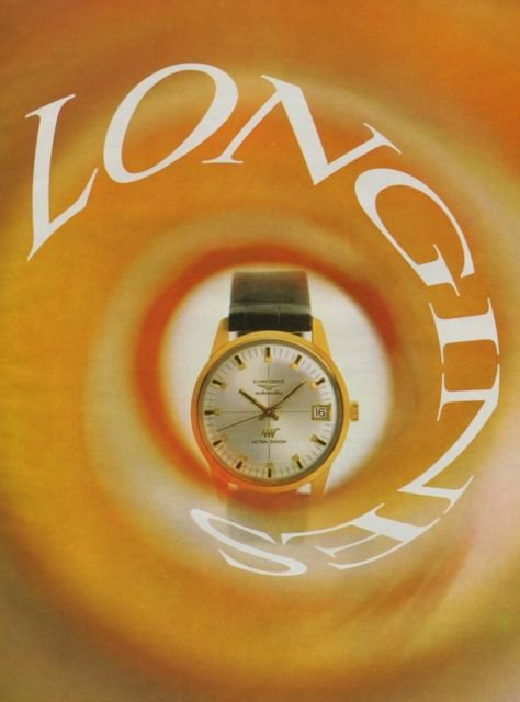 Longines Watch Company Ultra-Chron Vintage 1969 Swiss Ad Suisse Advert Horology