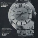 1969 Enicar Watch Company Sherpa Star Vintage 1969 Swiss Ad Suisse Advert Horology