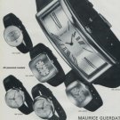 Maurice Guerdat Watch Company Switzerland Vintage 1972 Swiss Ad Suisse Advert Horlogerie Horology