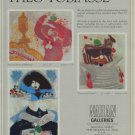 Theo Tobiasse Duomo de Firenze 1980 Art Ad Advert Advertisement