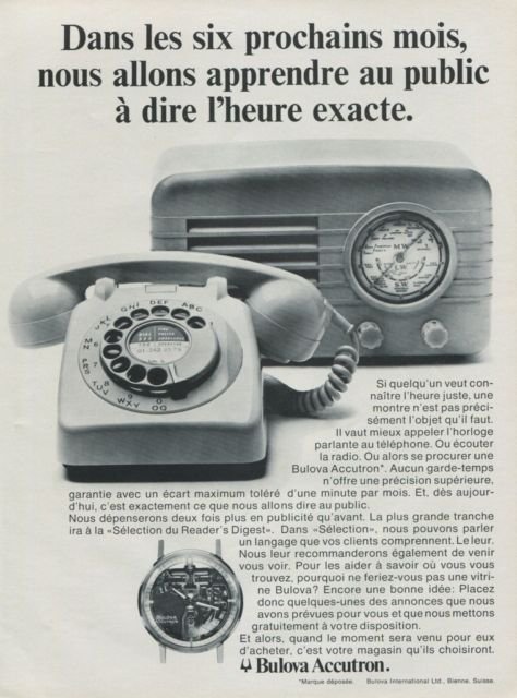 1968 Bulova Watch Company Switzerland Vintage 1968 Swiss Ad Suisse Advert