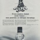 Ebel Watch Company Switzerland Vintage 1969 Swiss Ad Suisse Advert Horology