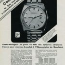1972 Girard-Perregaux Watch Company Switzerland Vintage 1972 Swiss Ad Suisse Advert