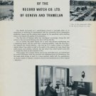 1954 Record Watch Company Switzerland 50th Anniversary 1954 Swiss Magazine Article