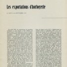 1956 Les Exportations d'Horlogerie Aout - Septembre 1956 Swiss Magazine Article Horlogerie Horology