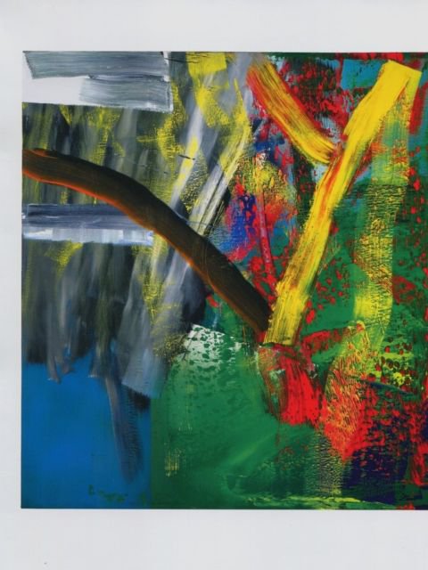 Gerhard Richter Ypsilon Art Ad Advertisement + Detail