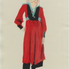 David Hockney Celia in Red Art Ad Advertisement
