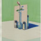 Wayne Thiebaud Flower in Vase Art Ad Advertisement