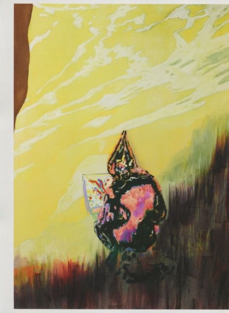 Peter Doig Figure in Mountain Landscape Art Ad Advert