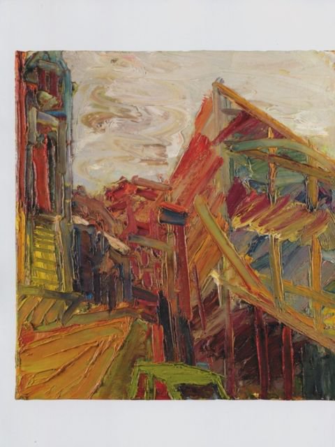 Frank Auerbach To the Studios II Art Ad Advert