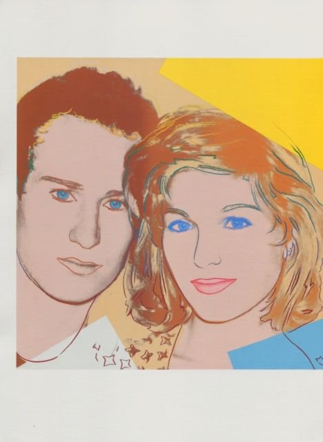 Andy Warhol Portrait John McEnroe Tatum O'Neal Art Ad