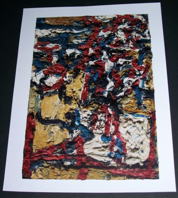 Frank Auerbach J.Y.M. in the Studio II Art Ad Advertisement