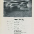 Anne Healy Vintage 1976 Art Exhibition Ad
