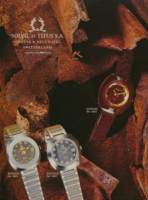 1974 Titus Watch Company Solvil et Titus Switzerland 1974 Swiss Ad Suisse Advert