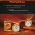 1974 Swiza Clock Company Switzerland Vintage 1974 Swiss Ad Suisse Advert Louis Schwab Horlogerie