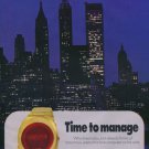 Nivada Watch Company Grenchen Switzerland Vintage 1975 Swiss Ad Suisse Advert Horlogerie