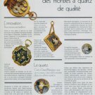 Girard-Perregaux Watch Company Vintage 1977 Swiss Ad Suisse Advert Horology
