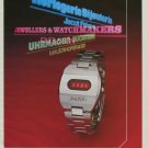 Bulova Watch Company Vintage 1975 Swiss Ad Suise Advert Horlogerie Horology