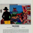 Richard Merkin Nagasaki Vintage 1981 Art Ad Advert Advertisement