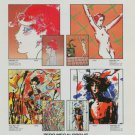 1982 Peter Max Zero Megalopolis #8 Advert Vintage 1982 Art Ad Advertisement