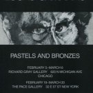 Lucas Samaras Pastels and Bronzes 1982 Art Exhibition Ad Advert Richard Gray Gallery Pace Gallery Lucas Samaras Pastels and Bronzes 1982 Art Exhibition Ad Advert Richard Gray Gallery Pace Gallery